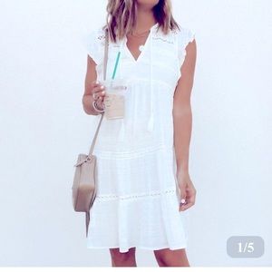 Beautiful white summer dress
